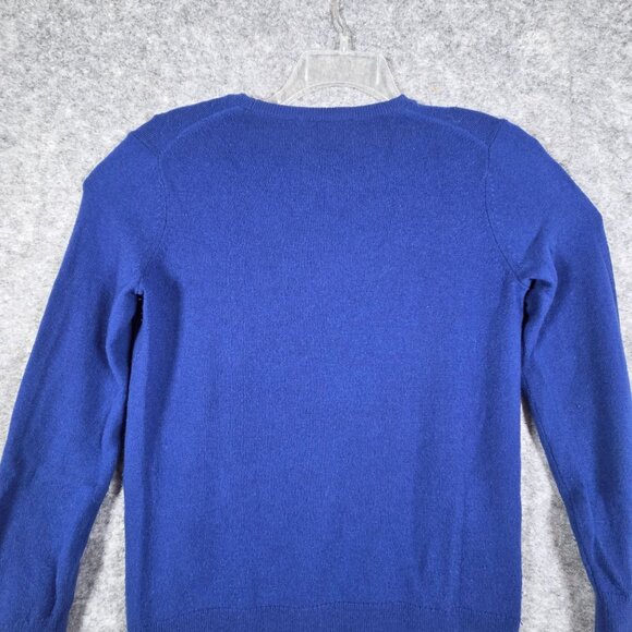 Everlane Women's Cashmere Knit Sweater Crewneck Long Sleeve Pullover Blue Size M - Picture 6 of 8